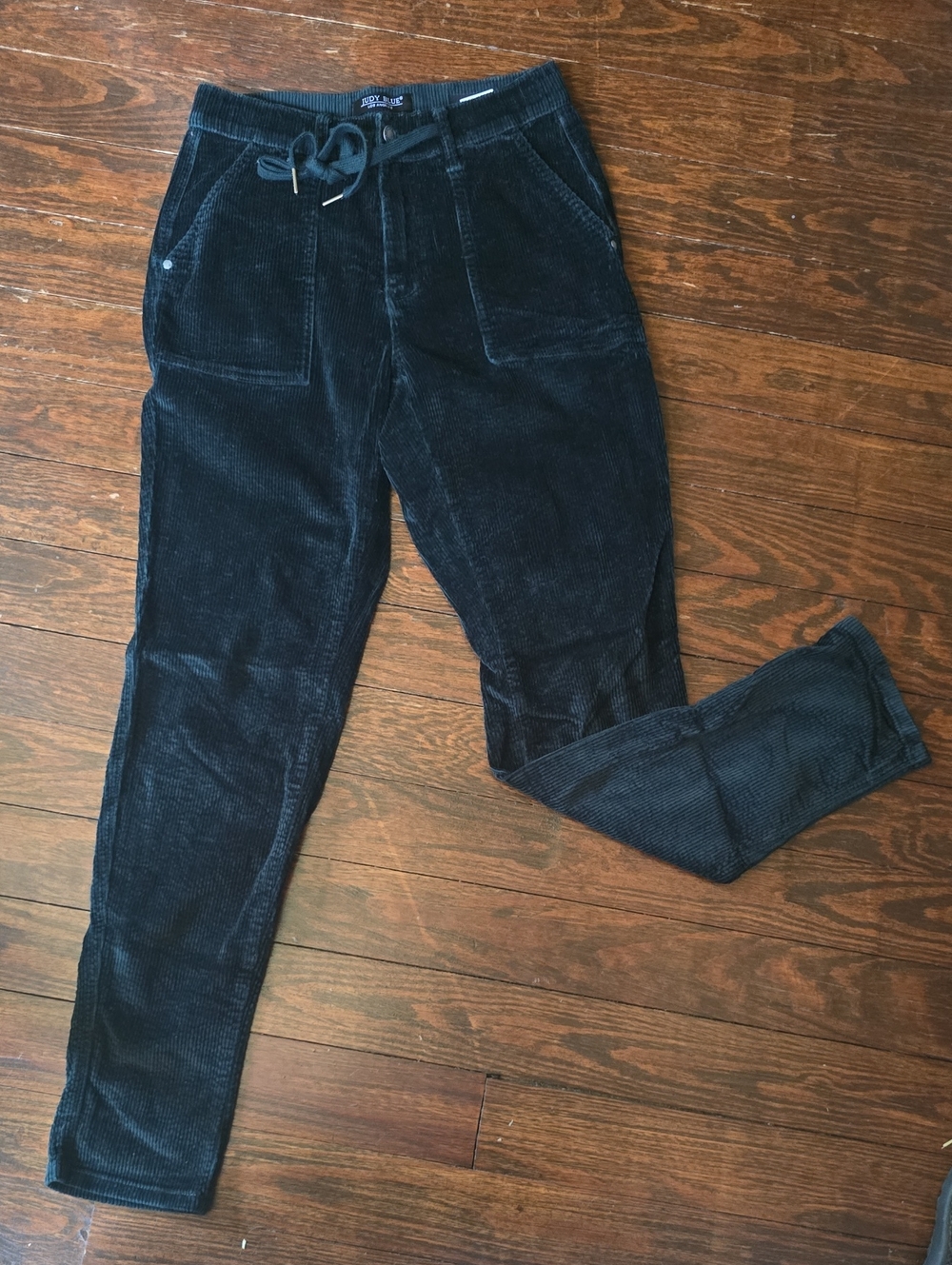 Judy Blue Dark Green Corduroy Joggers